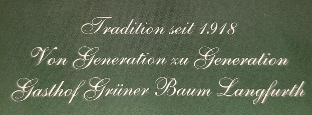 Gasthof Gruener Baum Oberlangfurth المظهر الخارجي الصورة